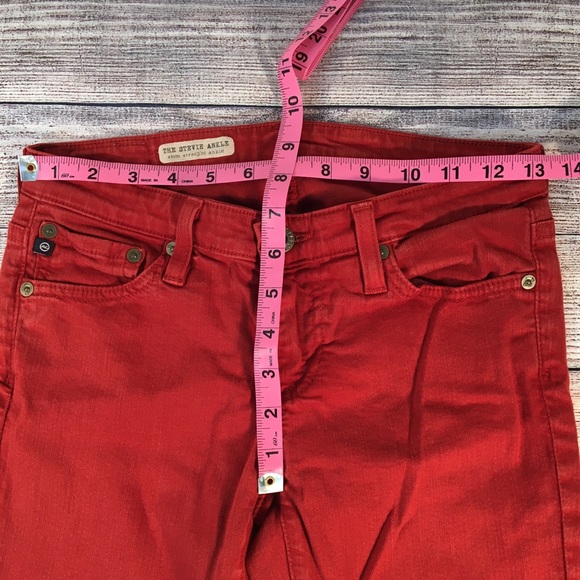 AG Adriano Goldschmeid Red Stevie ankle 25 - Picture 3 of 7